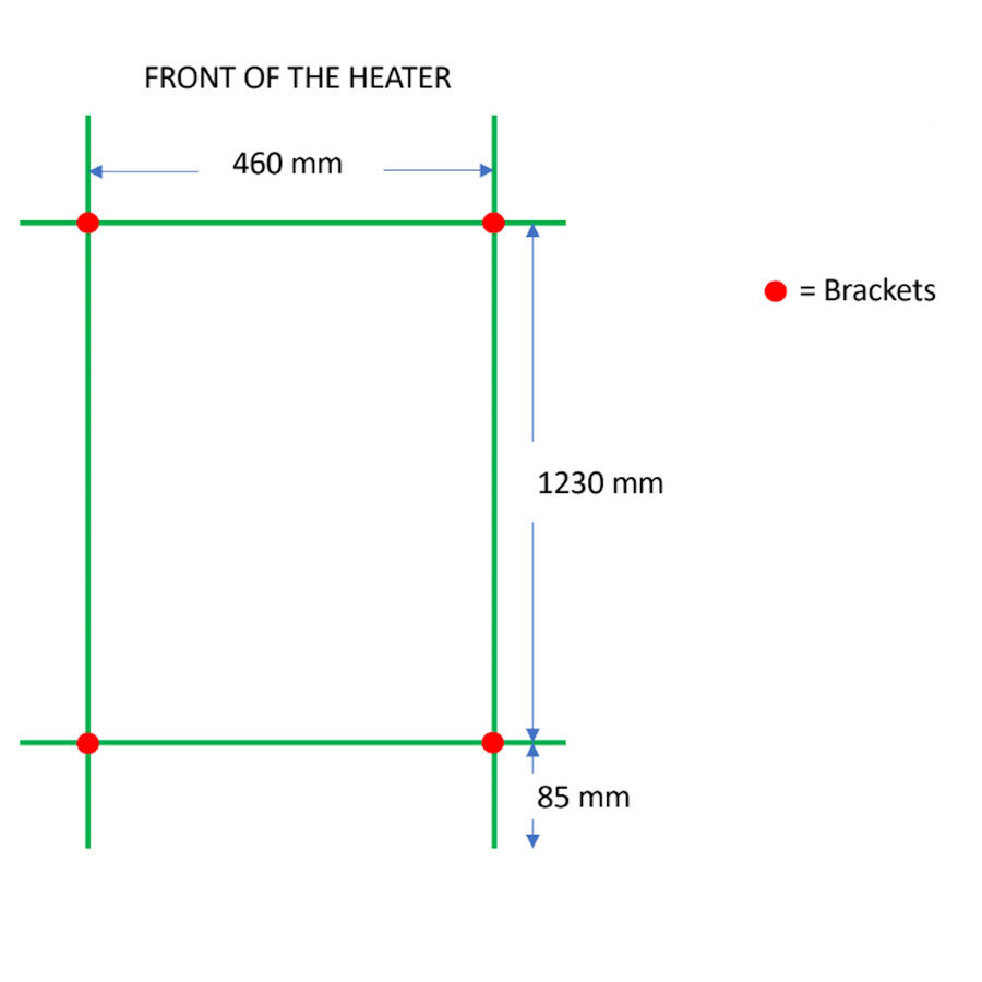 Designradiator TVS Nemo Wit 140 x 51 cm