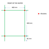 Designradiator TVS Nemo Chroom 99 x 51 cm