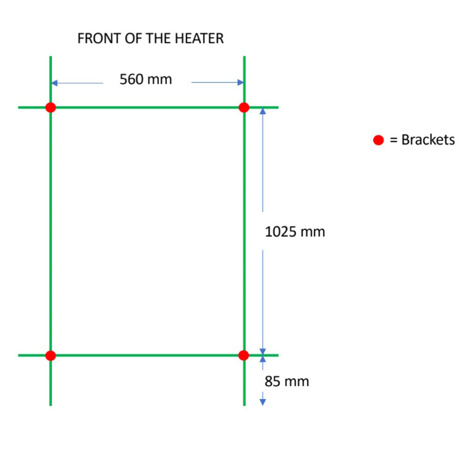 Designradiator TVS Nemo Chroom 140 x 61 cm