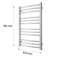 Designradiator TVS Nemo Zwart 78.5 x 61 cm