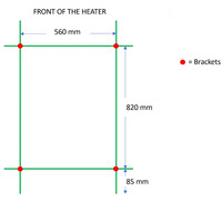 Designradiator TVS Eco Chroom 99 x 61 cm