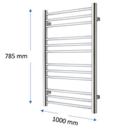 Designradiator TVS Pivo Chroom 78.5x100 cm