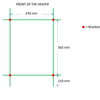 Designradiator TVS Pivo Chroom 78.5x50 cm