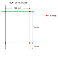 Designradiator TVS Pivo Chroom 99x50 cm