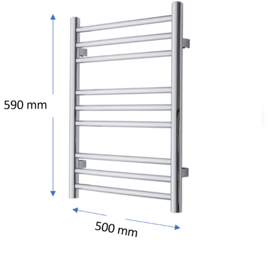 Designradiator TVS Pivo Zwart 59x50 cm