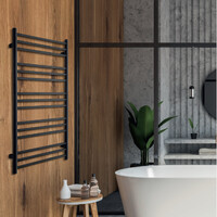 Designradiator TVS Pivo Zwart 99x50 cm