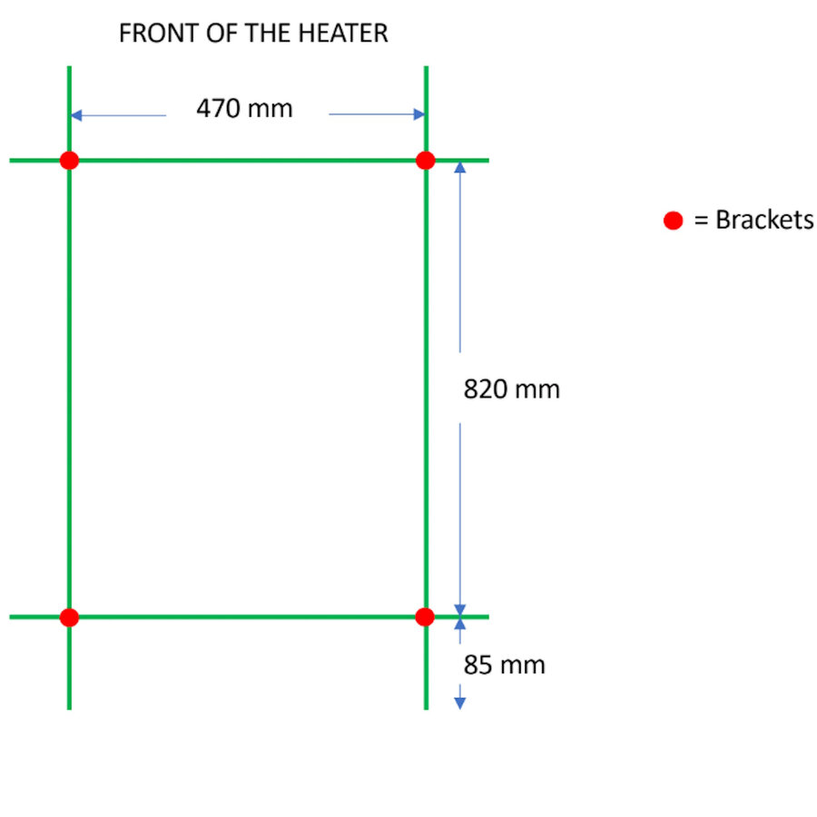 Designradiator TVS Paso Chroom 112x50 cm