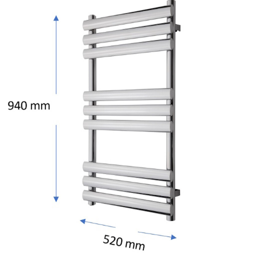 Designradiator TVS Milo Wit 94x52 cm