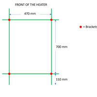 Designradiator TVS Duo Chroom 92x50 cm