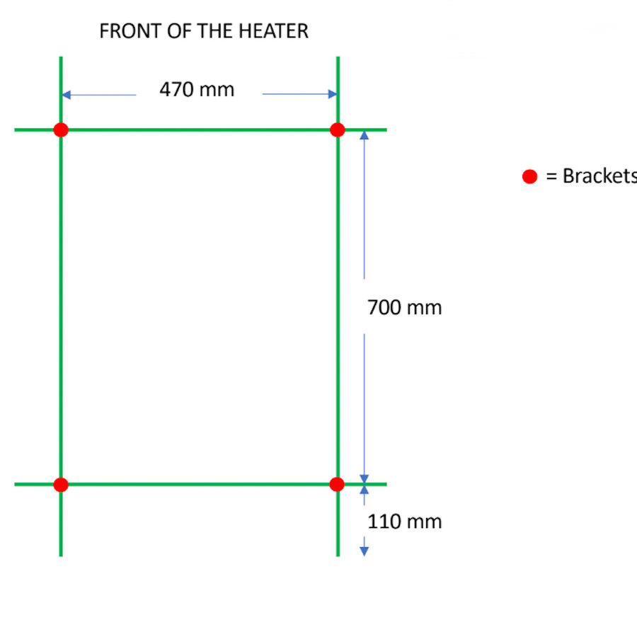 Designradiator TVS Duo Chroom 92x50 cm