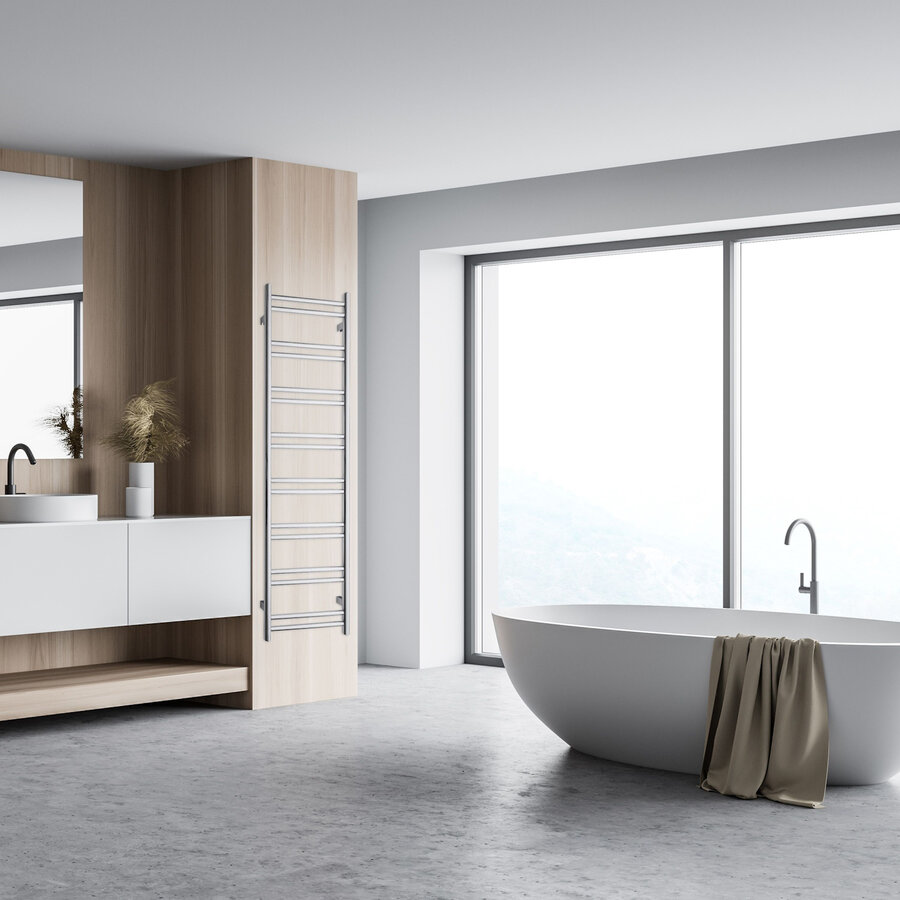 Designradiator TVS Duo Chroom 124x50 cm