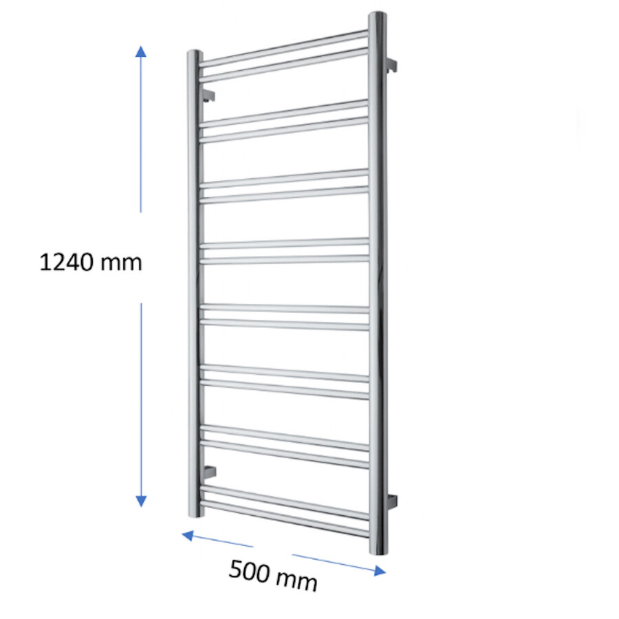 Designradiator TVS Duo Chroom 124x50 cm