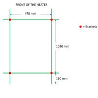 Designradiator TVS Duo Chroom 124x50 cm