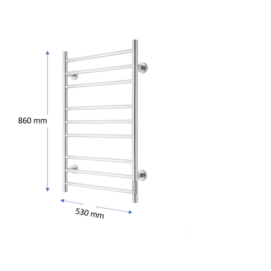 Elektrische Radiator TVS ELDO 9 L Wit met Timer 86x53 cm