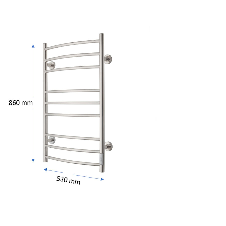 Elektrische Radiator TVS ELDO 9 Wit met Timer 86x53 cm