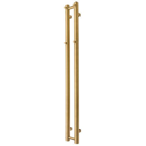 Designradiator TVS PLUS 2 Geborsteld Goud 140 x 13.5 cm 