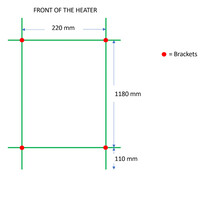 Designradiator TVS PLUS 3 Goud 140 x 26.5 cm