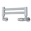 TVS Design Radiator Aansluitset TVS Valves 220 Chroom