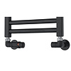 TVS Design Radiator Aansluitset TVS Valves 221 Zwart