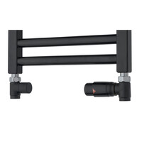 Radiator Aansluitset TVS Valves 210 Zwart