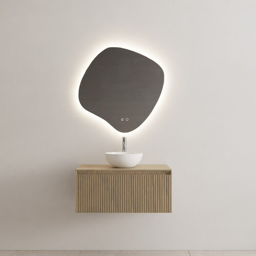 Onderkast Gliss Design Timotheus 60 CM Incl. Topplaat Ash Grey 