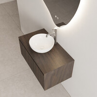 Onderkast Gliss Design Timotheus 60 CM Incl. Topplaat Charcoal
