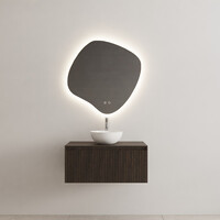 Onderkast Gliss Design Timotheus 90 CM Incl. Topplaat Charcoal