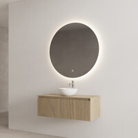 Onderkast Gliss Design Timotheus 100 CM Incl. Topplaat Ash Grey