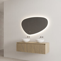 Onderkast Gliss Design Timotheus 140 CM Incl Topplaat Ash Grey