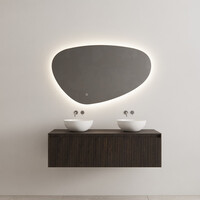 Onderkast Gliss Design Timotheus 140 CM Incl Topplaat Charcoal