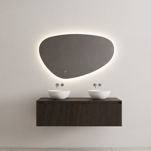 Onderkast Gliss Design Timotheus 140 CM Incl Topplaat Charcoal 