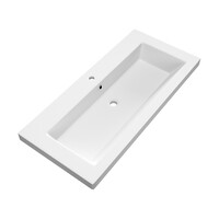 Meubelset Brauer Solution 100 Old Castle 2 Lades Met Wastafel Foggia Mat Wit 1 Kraangat