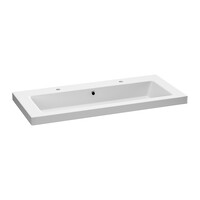 Meubelset Brauer Solution 100 Old Castle 2 Lades Met Wastafel Foggia Mat Wit 2 Kraangaten