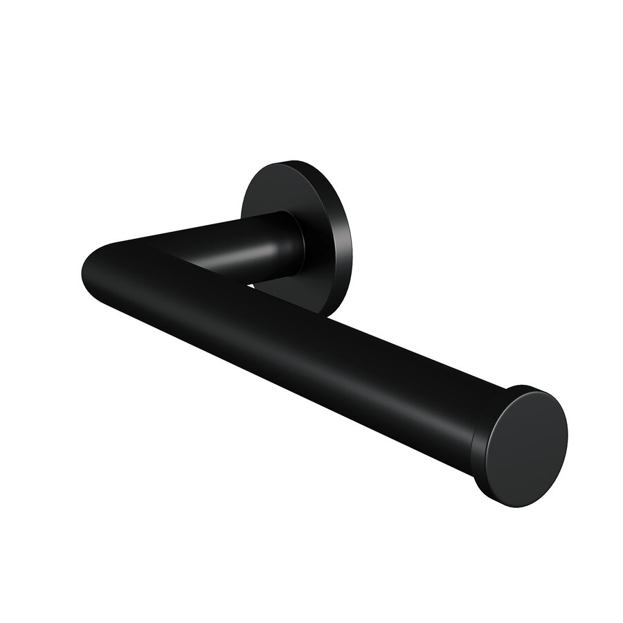 Toiletrolhouder Brauer Black Wandmontage met PVD coating Mat Zwart