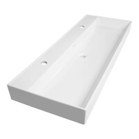 Meubelset Brauer Solution 120 Viking Shield 2 Lades Met Wastafel Legend Glanzend Wit 2 Kraangaten
