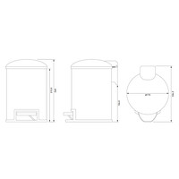 Pedaalemmer Brauer Black Edition 3L Mat Zwart