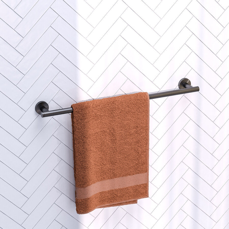 Handdoekrek Brauer Gunmetal Edition 60 Cm Gunmetal Geborsteld PVD