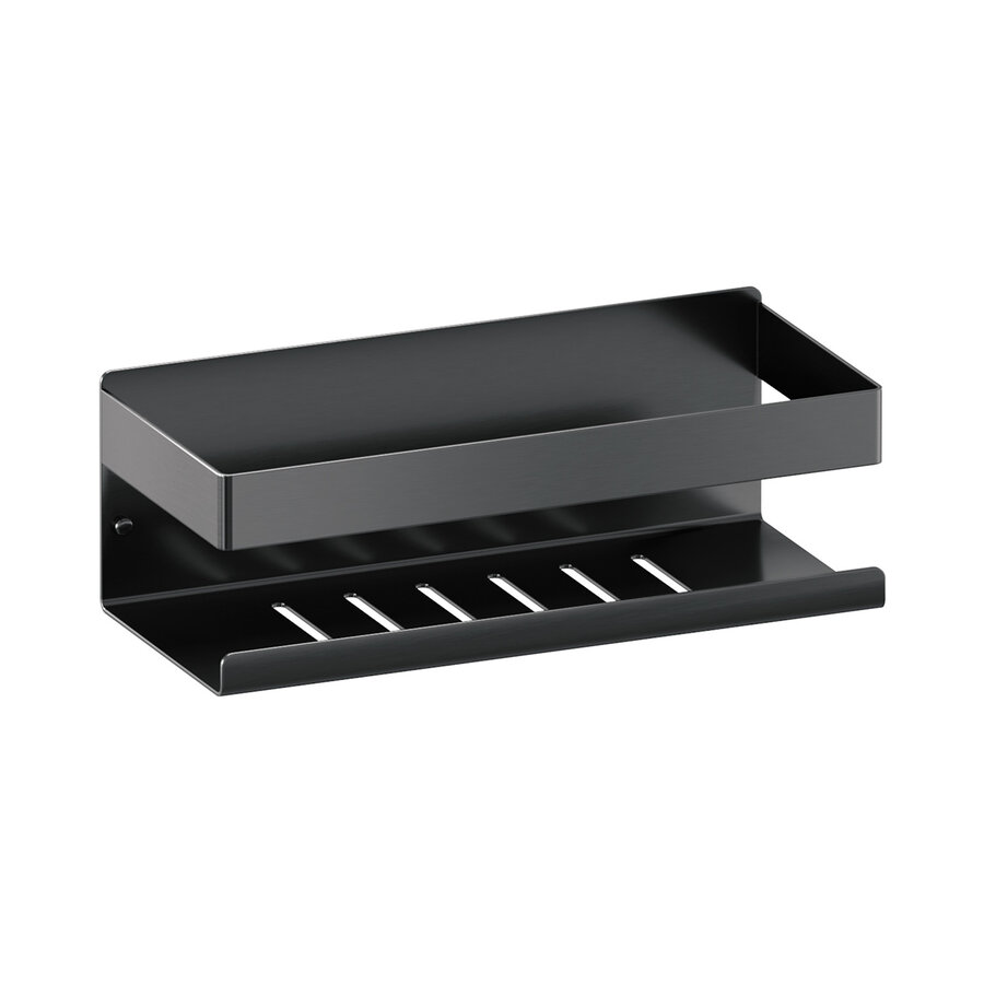 Doucherek Brauer Gunmetal Edition 23 Cm Gunmetal Geborsteld PVD