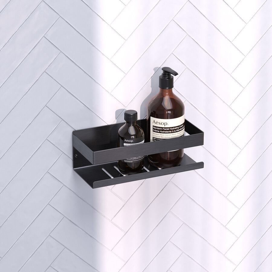 Doucherek Brauer Gunmetal Edition 23 Cm Gunmetal Geborsteld PVD