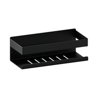 Doucherek Brauer Black Edition 23 Cm Mat Zwart