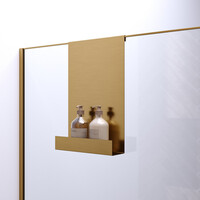 Doucherek Brauer Gold Edition Hangend met Glasklem Goud Geborsteld PVD