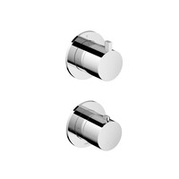 Inbouw Thermostaat - Afbouwdeel Hotbath Ace Met 2-Weg Stop-Omstel Chroom