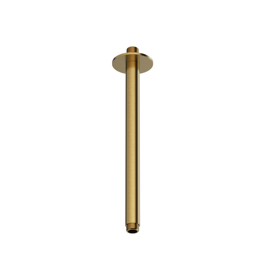 Plafondbuis Hotbath Ace 30 cm Geborsteld Messing PVD