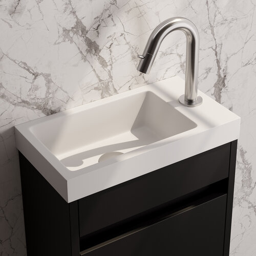 Opbouw Fonteinkraan Brauer Brushed Edition Met Gebogen Uitloop RVS Geborsteld PVD 