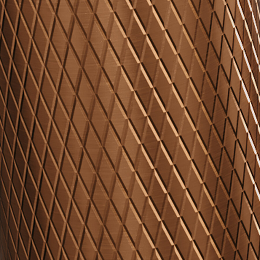 Inbouw Fonteinkraan Brauer Copper Carving Edition Inkortbaar Koper Geborsteld PVD