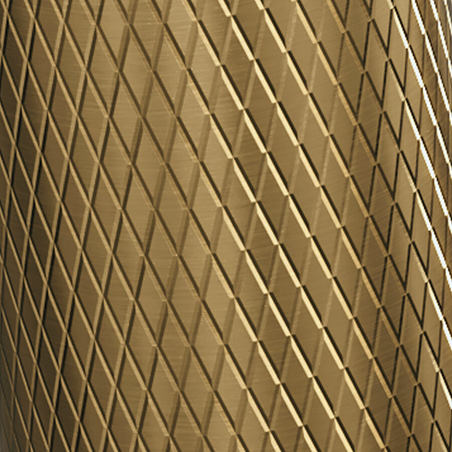 Opbouw Fonteinkraan Brauer Gold Carving Edition Met Gebogen Uitloop Goud Geborsteld PVD