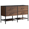 Onderkast Differnz Industrial 139 cm Bruin