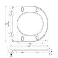 Rimless Wandcloset Wiesbaden Flatline Mat Wit Met Flatline Toiletzitting Softclose En Quick Release Mat Wit