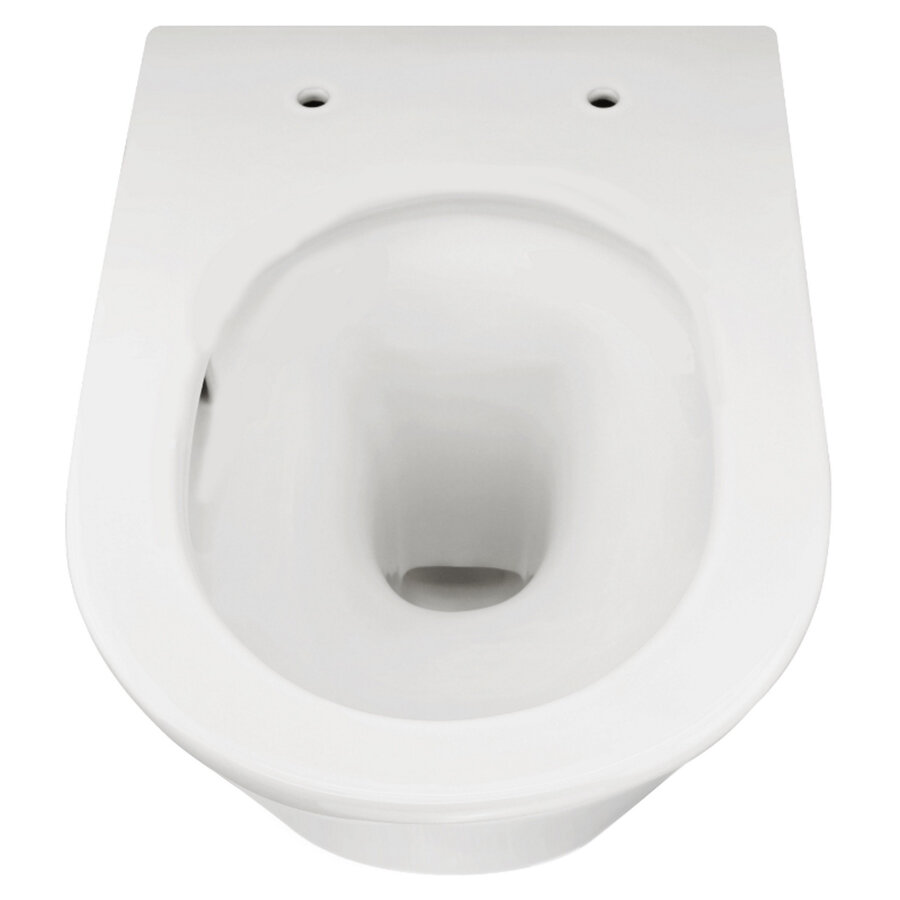 Wandcloset Wiesbaden Vesta Rimless Tornado Flush Mat Wit