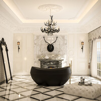 Vrijstaand Bad BWS Adonis Arcryl 190x96x82 cm Mat Zwart